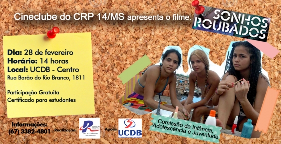You are currently viewing Dia 28, Cineclube discute limites da adolescência com o filme “Sonhos Roubados”