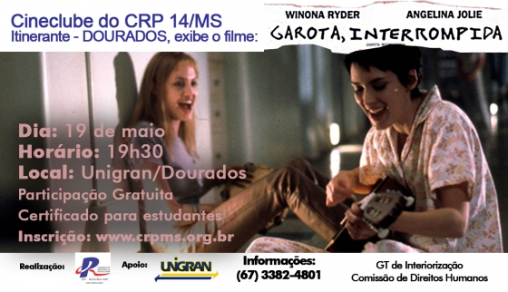 You are currently viewing Dourados | Cineclube discute os impactos do manicômio com o filme Garota, Interrompida