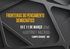You are currently viewing CRP14/MS, em parceria com a UFMS, lança o projeto Fronteiras do Pensamento Democrático