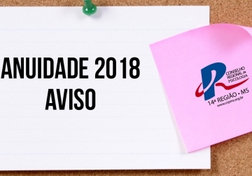 You are currently viewing Terceira parcela da Anuidade de 2018 e cota única podem ser quitadas até 02/04