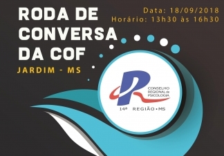 You are currently viewing Roda de Conversa da COF será realizada na cidade de Jardim