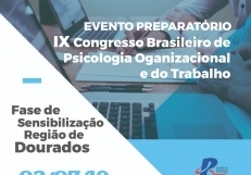 Você está visualizando atualmente Conselho realiza evento preparatório para o IX Congresso Brasileiro de Psicologia Organizacional e do Trabalho