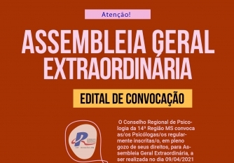 You are currently viewing EDITAL DE CONVOCAÇÃO: Assembleia Geral Extraordinária