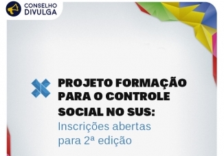 You are currently viewing Projeto Formação para o Controle Social no SUS: inscrições abertas para 2ª edição
