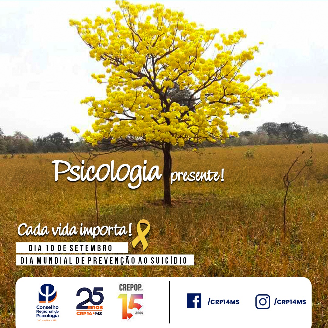 Você está visualizando atualmente Setembro Amarelo: Psicologia Presente!