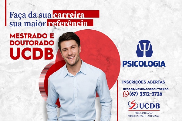 Read more about the article CRP14 Divulga: Mestrado e Doutorado em Psicologia na UCDB