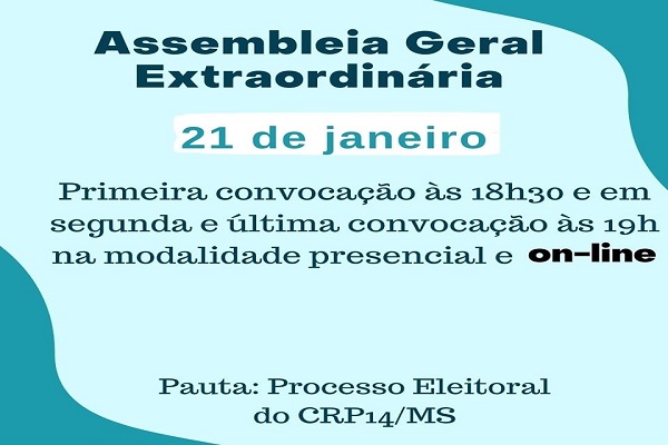 You are currently viewing Convocação: Assembleia Geral Extraordinária