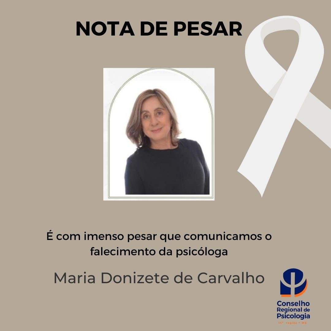 You are currently viewing Nota de Pesar: Maria Donizete de Carvalho