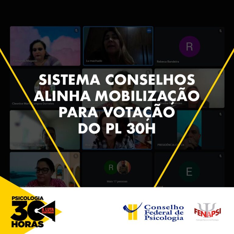 Read more about the article CFP e Conselhos Regionais alinham estratégias para votação do PL das 30 Horas