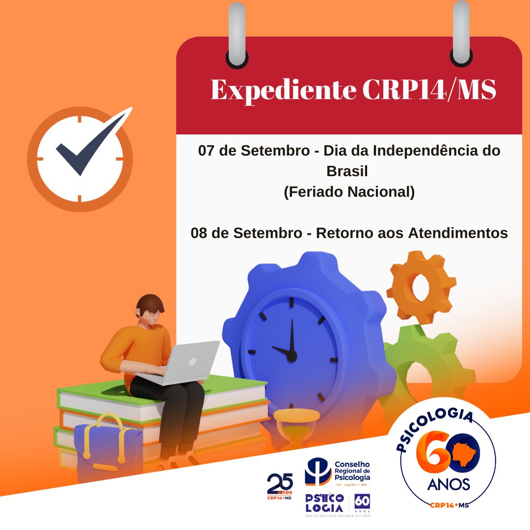 Read more about the article 07 de Setembro: Expediente CRP14/MS