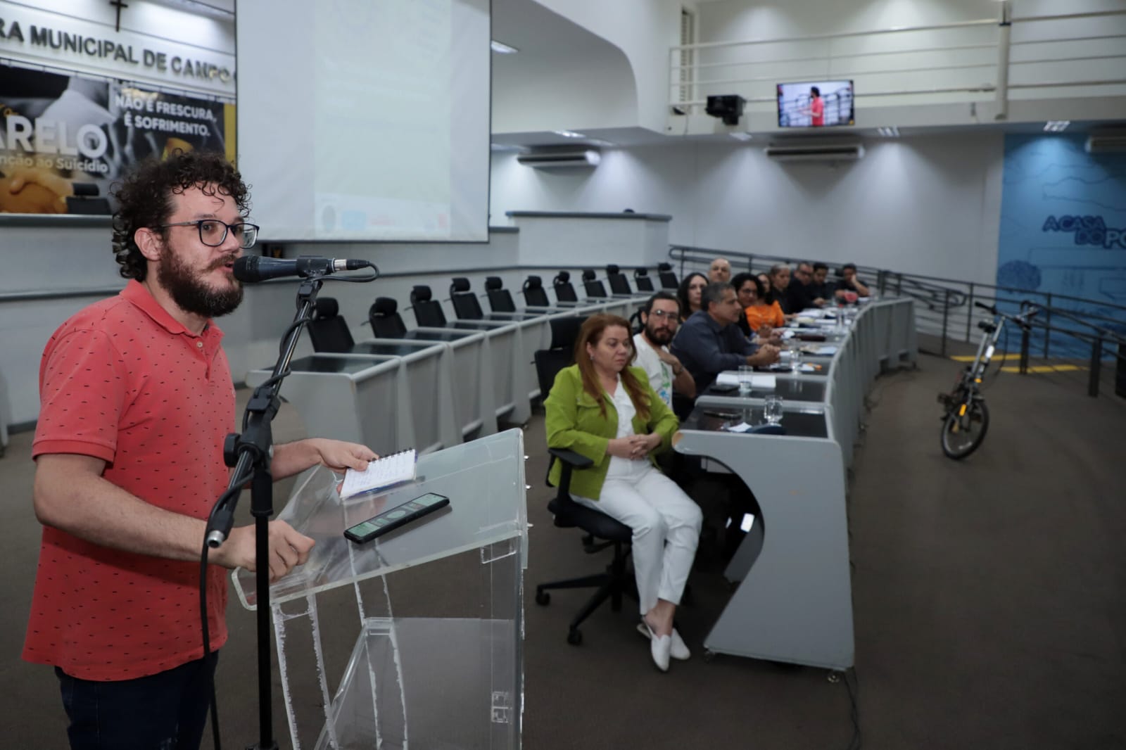 Leia mais sobre o artigo Audiência na Câmara Municipal de Campo Grande Debate o Uso da Bicicleta como Alternativa de Transporte